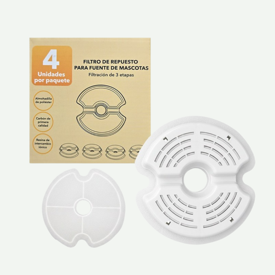 Filtro de Agua para bebedero 4Uds