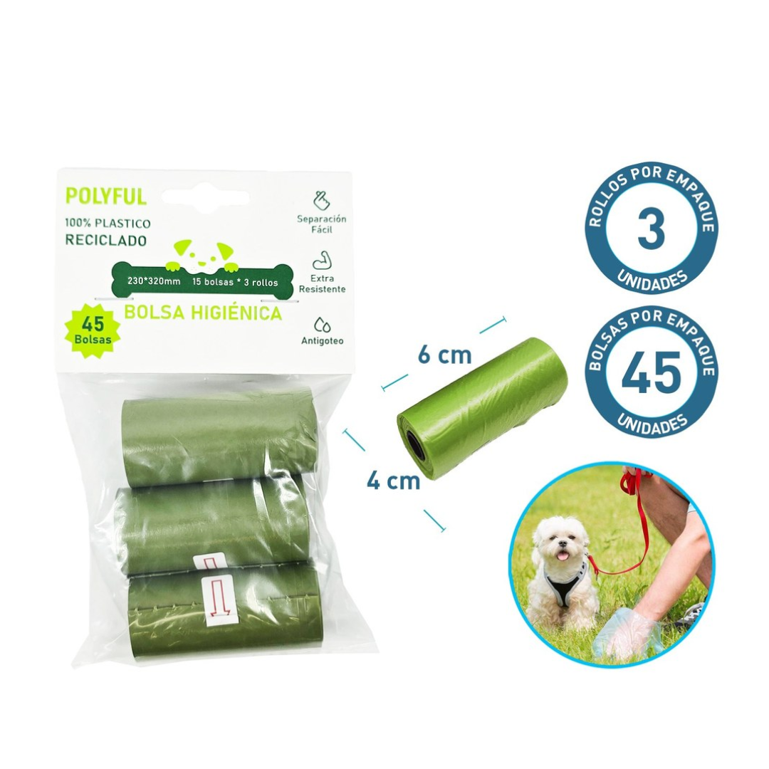 Pack 3 Bolsas de desecho 45 Bolsas
