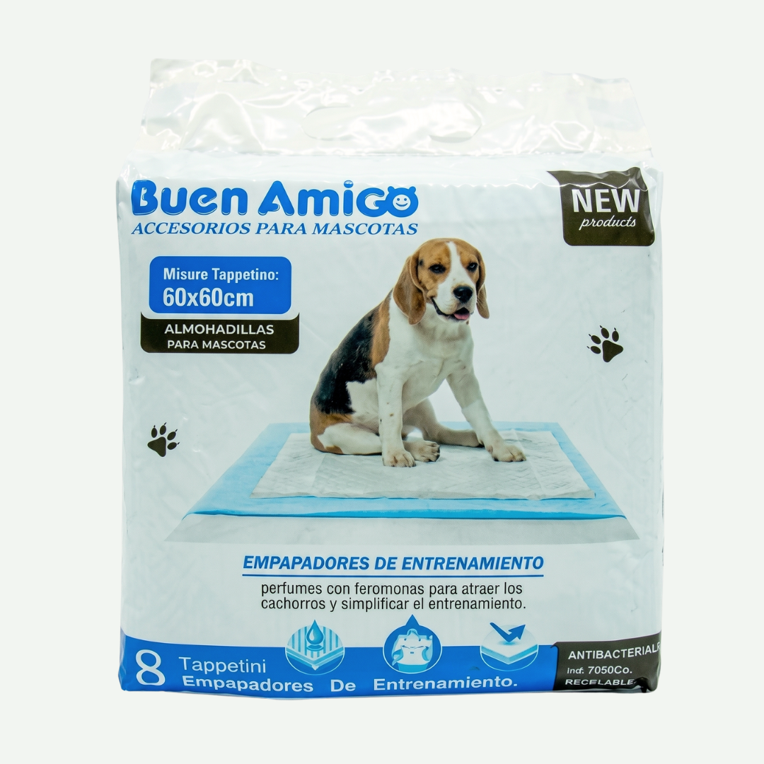 Sabanillas de Entrenamiento para Perros Paquete 60*60 8Uds