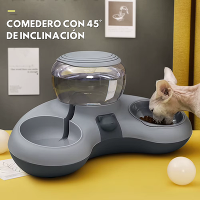 Bebedero y comedero medialuna Automático