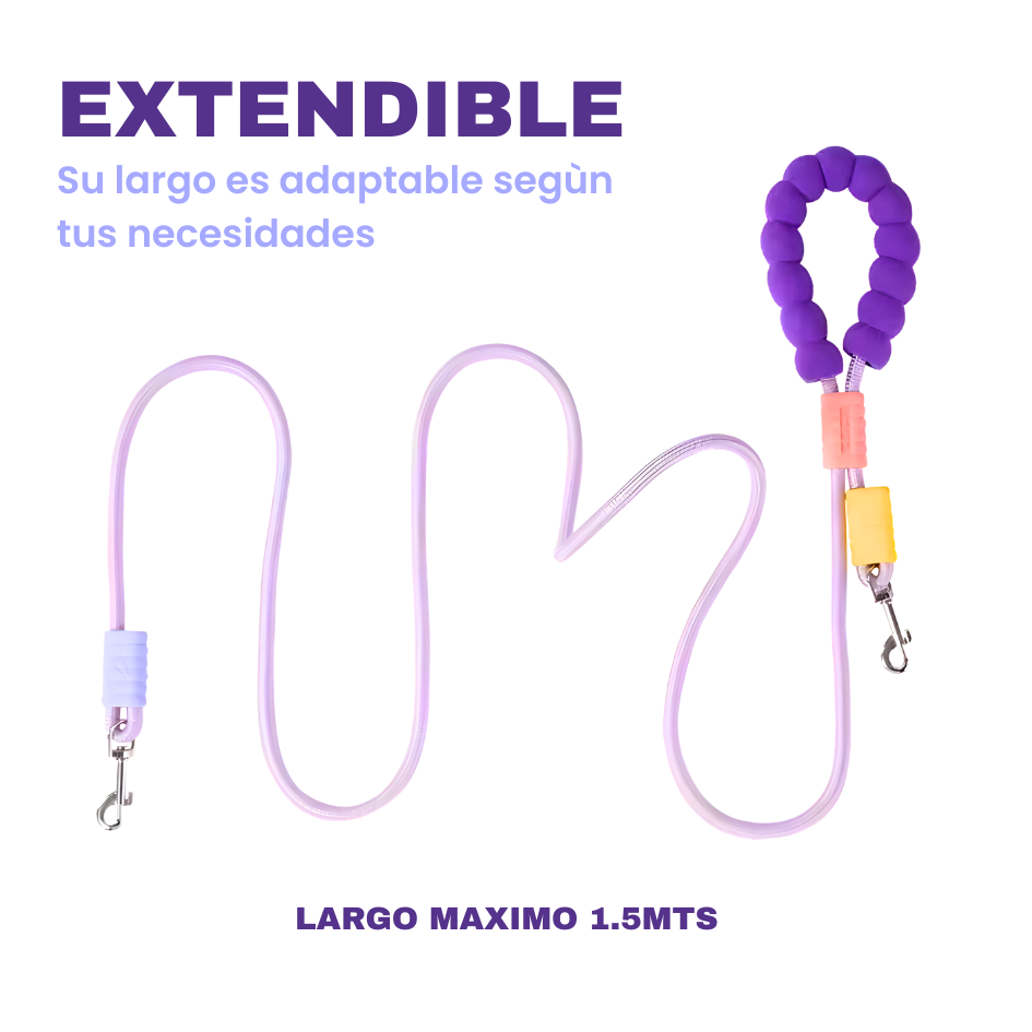 Correa de paseo Doble Ajustable 1.5mts * 1cm