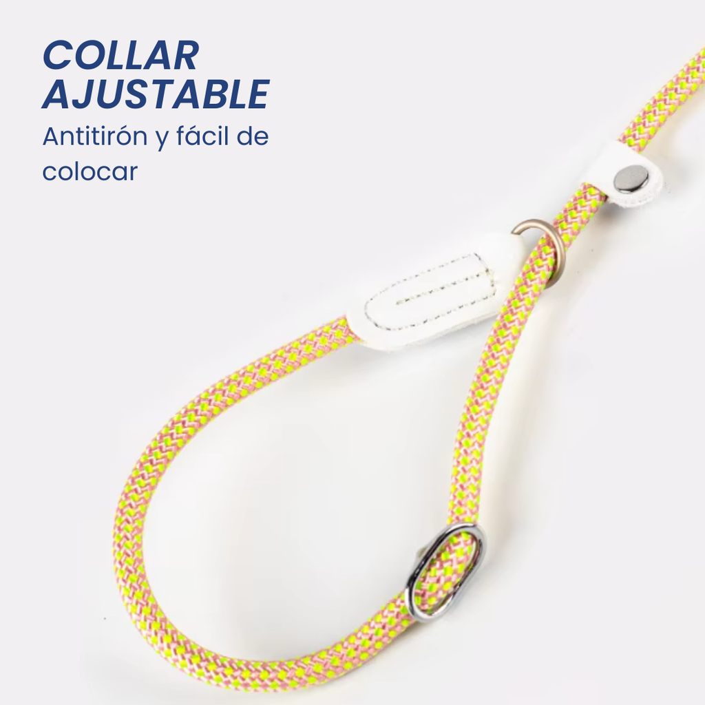 Correa Antitirones  Slip Leash de paseo 1.5 mts