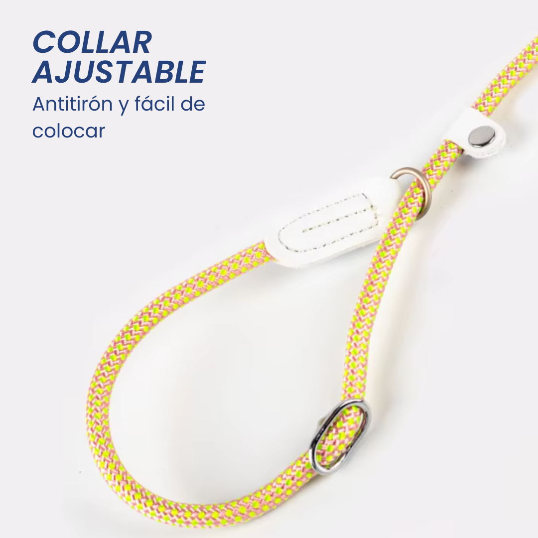 Correa Antitirones  Slip Leash de paseo 1.5 mts