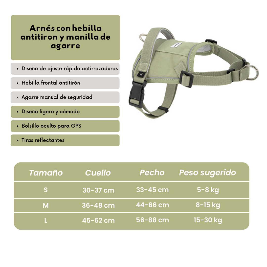 Arnés Urban H para perros - Hidream