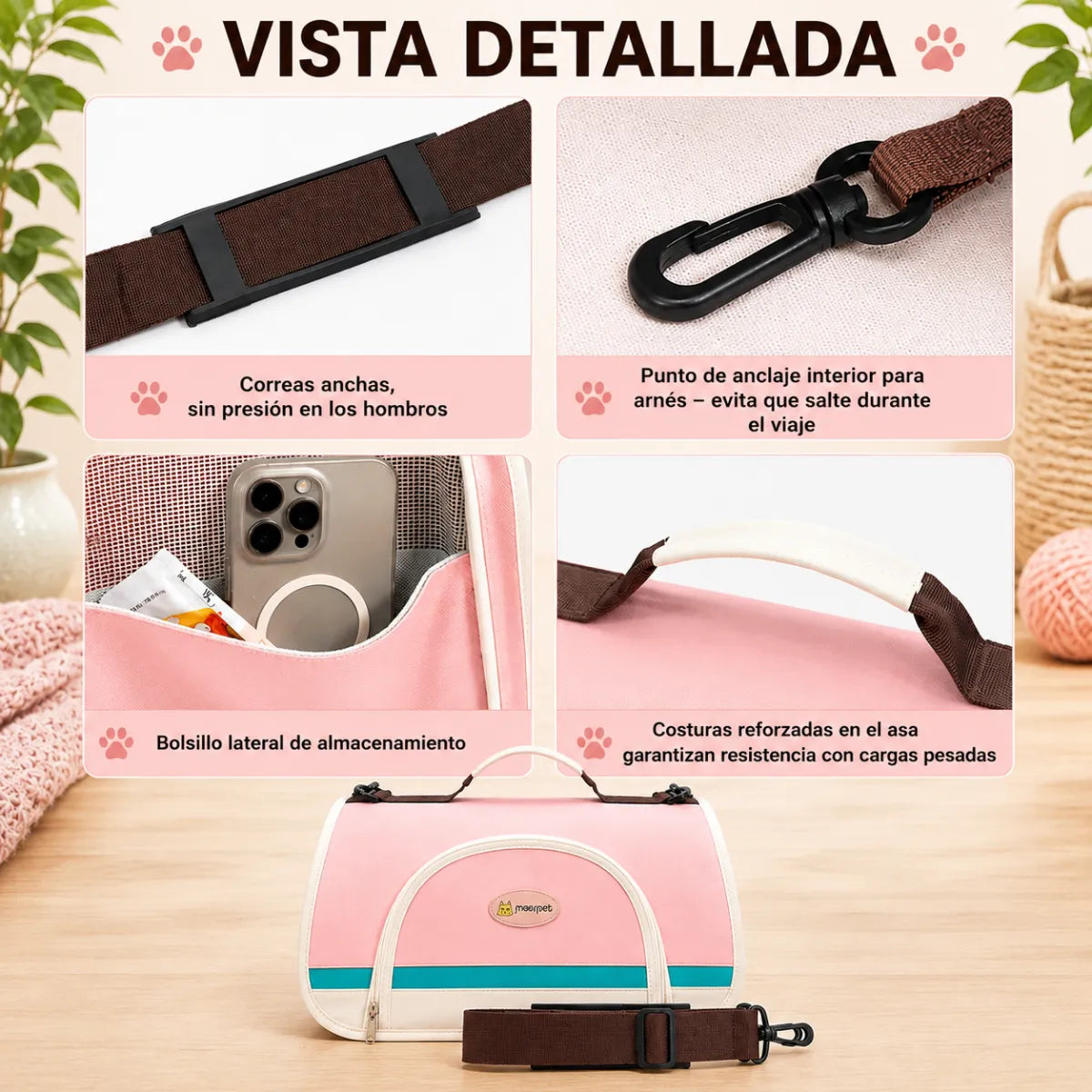 Bolso Transportador para perros y gatos