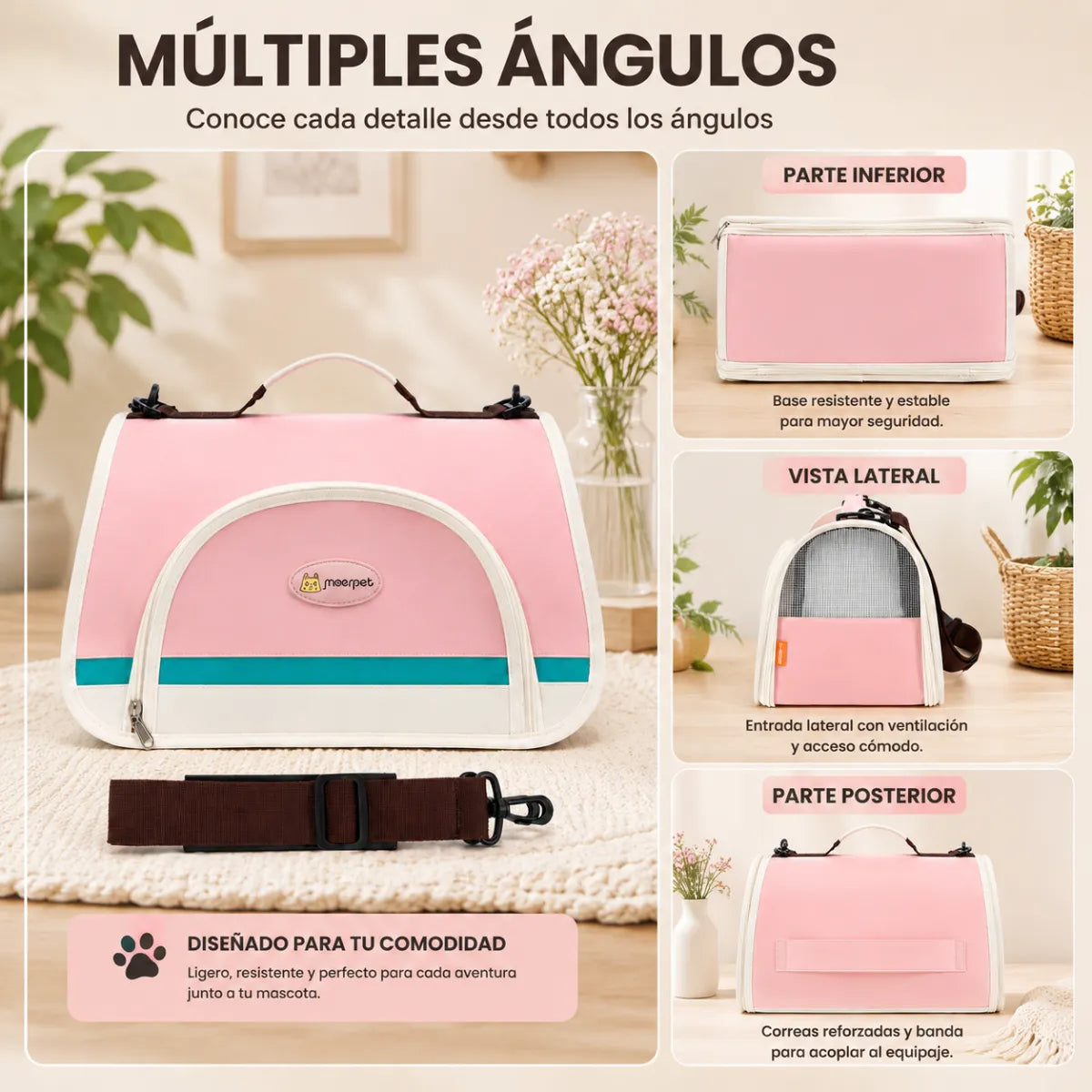 Bolso Transportador para perros y gatos