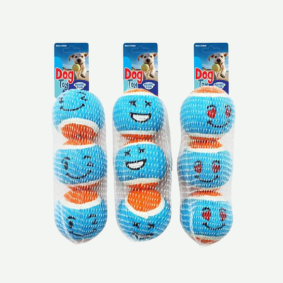 Pack 3 Pelotas de juego Emoji