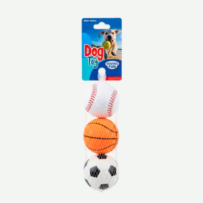 Pack 3 Pelotas de juego Deporte