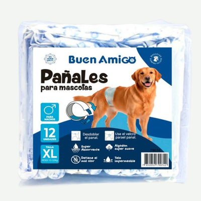 Pañales desechables para Machos 10 Uds