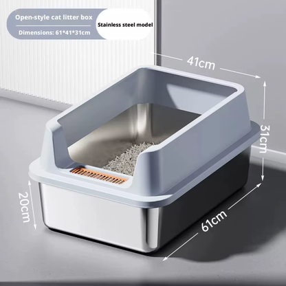 Caja de arena Metálico Premium L
