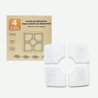 Filtro de Agua para bebedero 4Uds