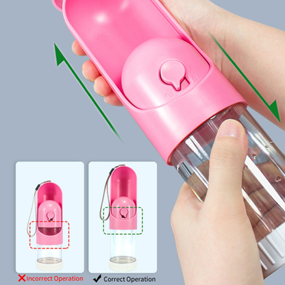 Botella dispensadora de agua 220ml