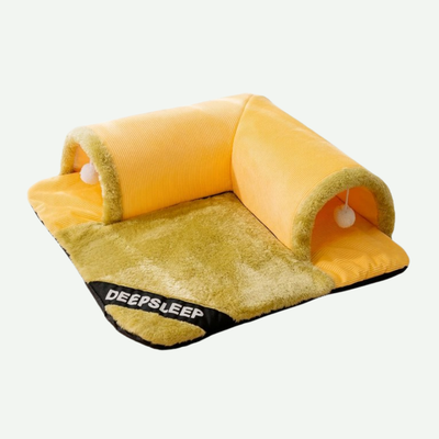 Cama con Túnel para gatos