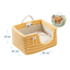 Cama estilo Box para gatos Bunny Rayas