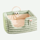 Cama estilo Box para gatos Bunny Rayas