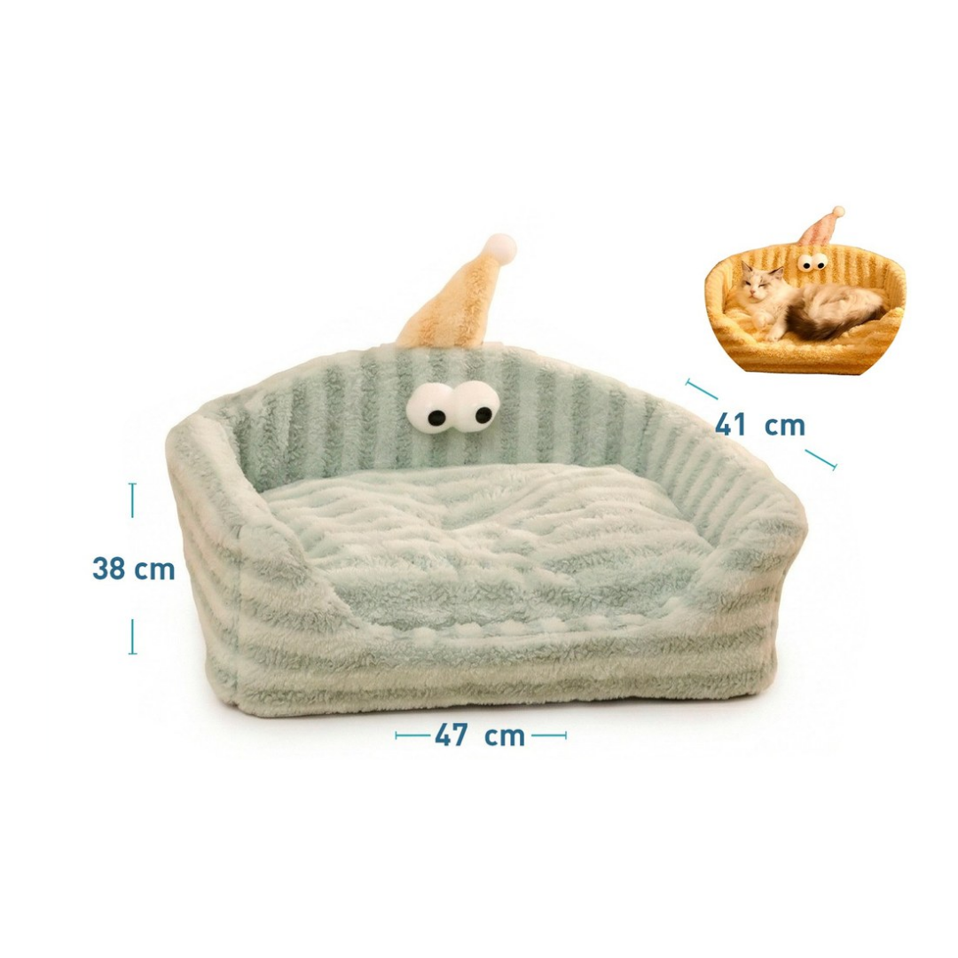 Cama Peluda sleepy para mascotas pequeñas