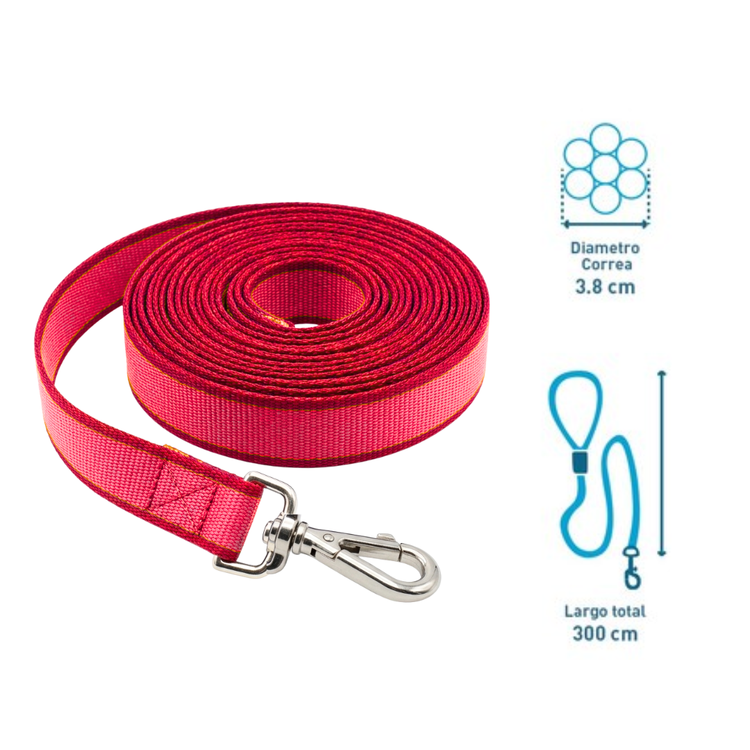 Correa de paseo plana 3mts*3.8cm