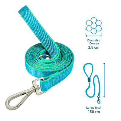 Correa de paseo plana 1.5mts*2.5cm