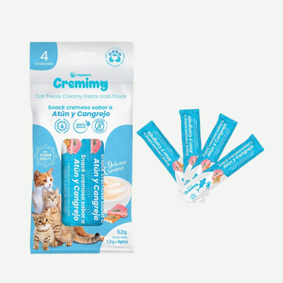 Snack Cremoso Cremimy - Sabor a Atún y Cangrejo