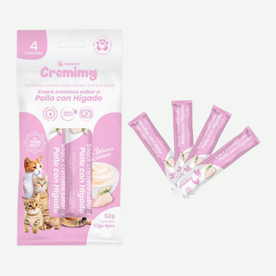 Snack Cremoso Cremimy - Sabor a Pollo con Hígado