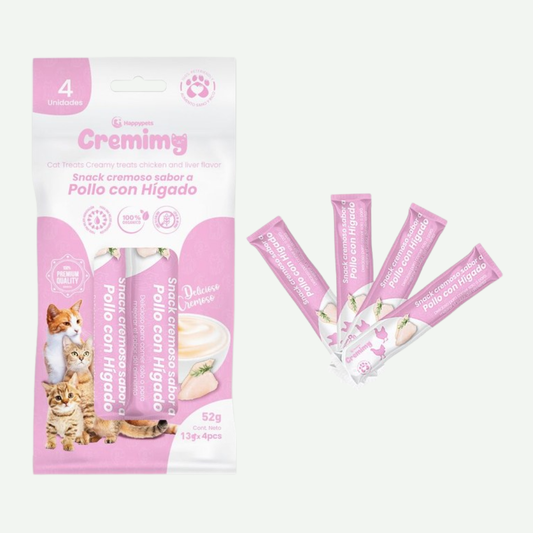 Snack Cremoso Cremimy - Sabor a Pollo con Hígado
