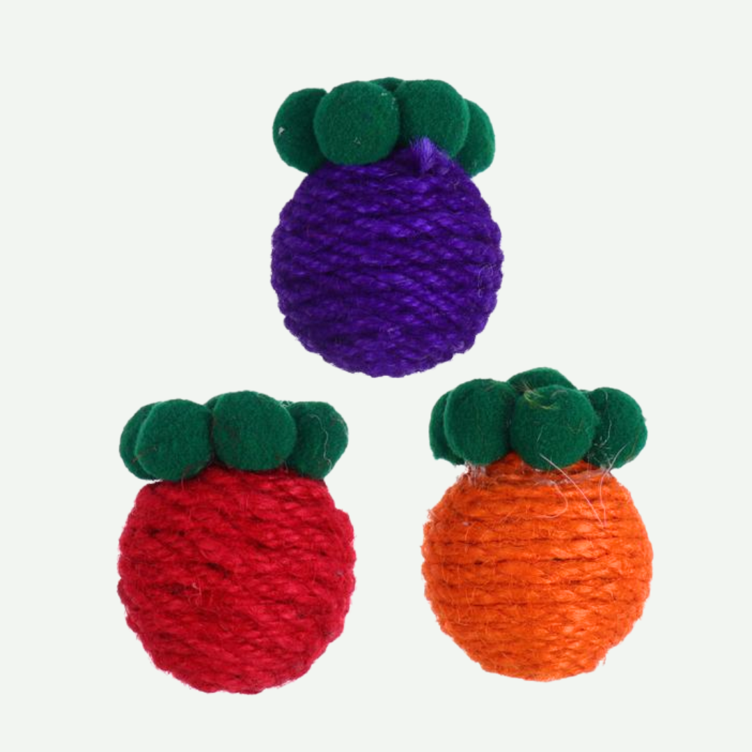 Frutas juguete de Yute 1ud