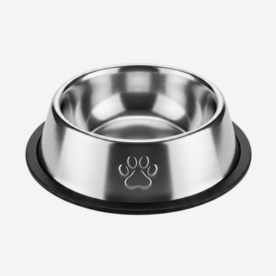Plato de acero inoxidable Paw