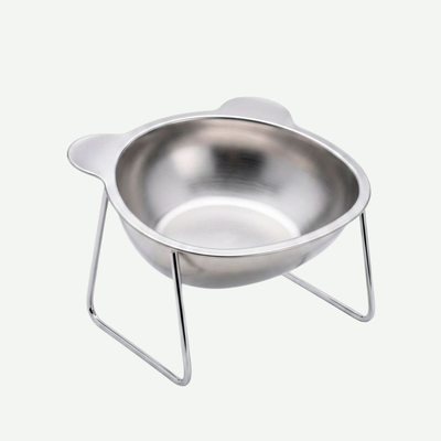 Plato Elevado Simple de Acero inoxidable