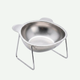 Plato Elevado Simple de Acero inoxidable