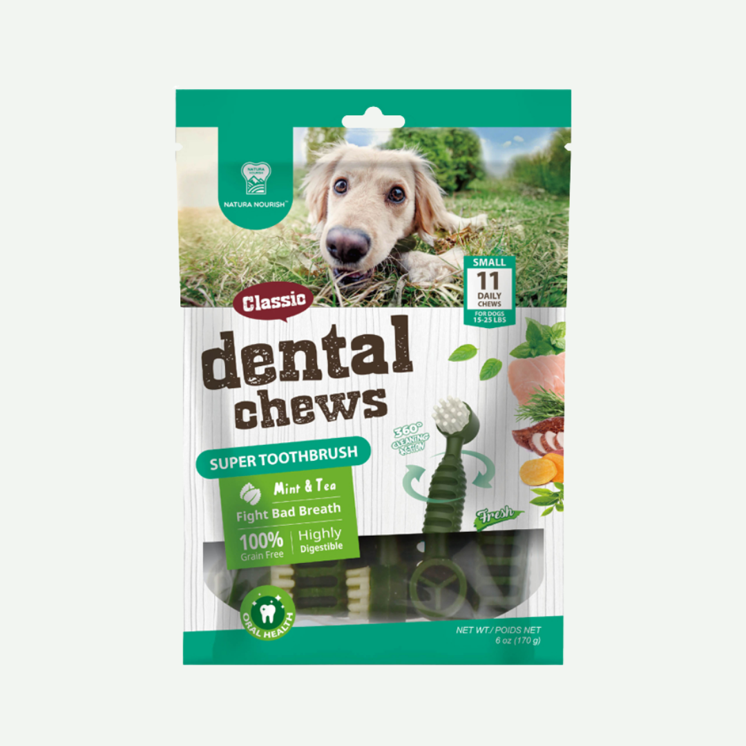 Snack dental Dental Chews Super Toothbrush - Menta