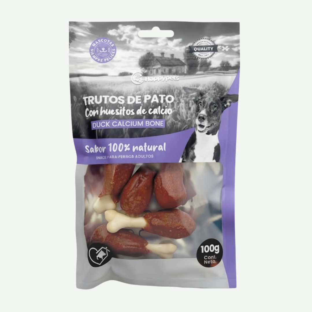 Snack Trutros de Pato 100g - HappyPets