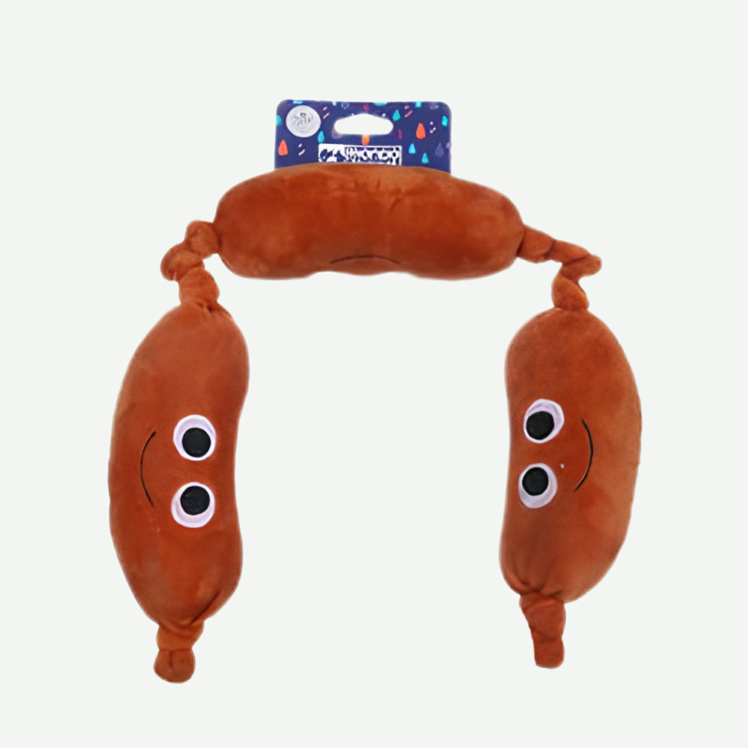 Peluche juguete de salchicha con sonido