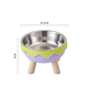 Plato de comida Acero inoxidable Icecream