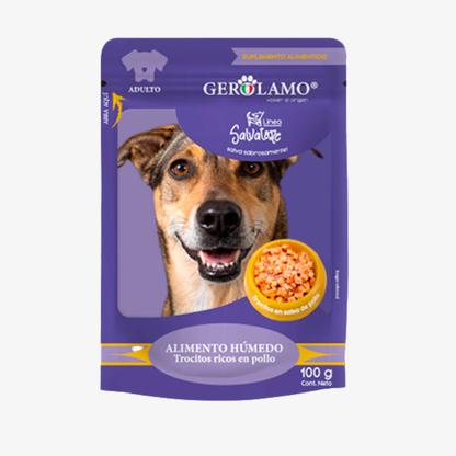 Gerolamo Salvatore Pouch Adulto Pollo 100gr