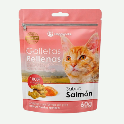 Galletas Rellenas - Sabor Salmón 60g