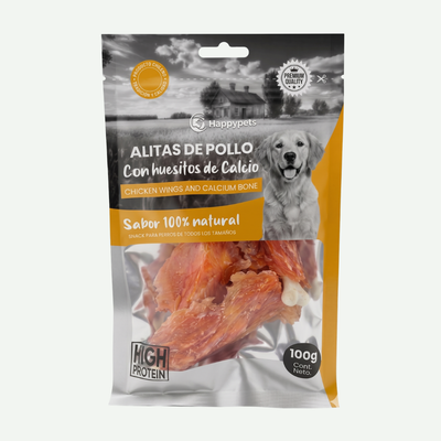 Snack Alitas de Pollo 100gr HappyPet