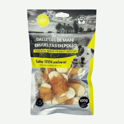 Galletas de Maní Envueltas en Pollo 100g