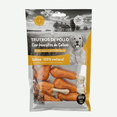 Trutros de Pollo con Huesitos de Calcio 100g