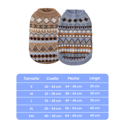 Sueter tejido Rombos