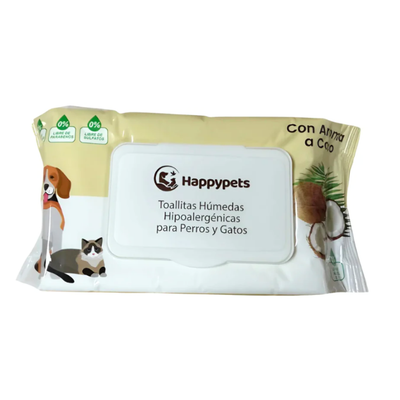 Toallitas húmedas Para Mascotas 50uds